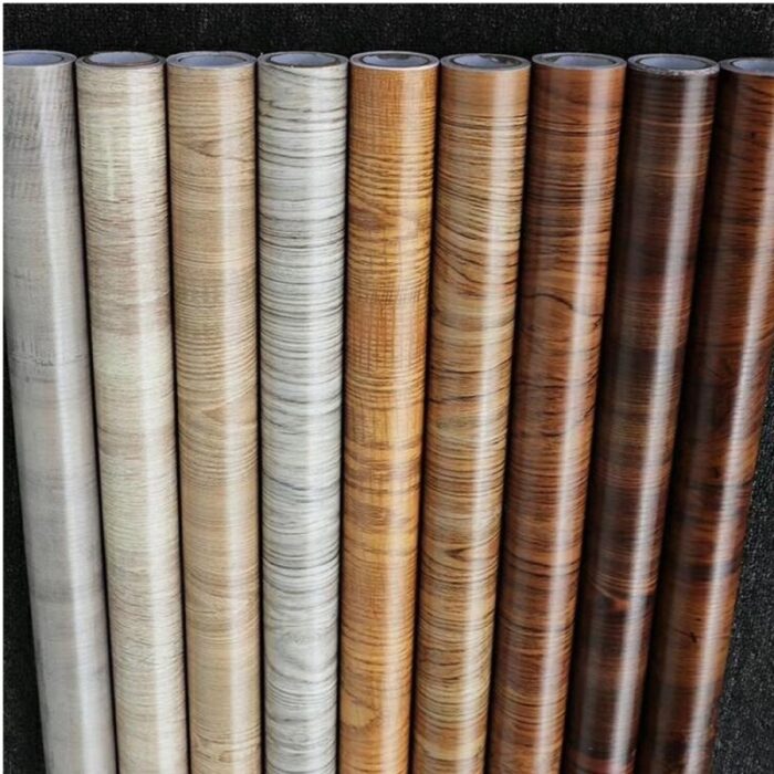 ⁦جيلاتين ديكور ملون 3 متر لون بني عرض 45 سم⁩ - الصورة ⁦4⁩