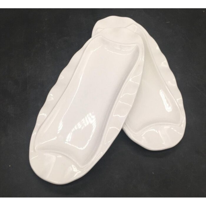 ⁦صحن بورسلان بيضاوي 28.5*12.5*1.5⁩ - الصورة ⁦2⁩