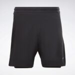 شورت ريبوك سبيد 3.0 2 في 1 للرجال لون أسود - Reebok Men's Speed 3.0 Two-In-One Short – Black