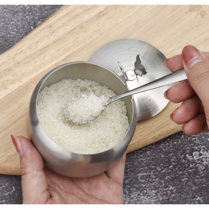 10319999_67db70b731c5d سكرية ستانلس ستيل مع معلقة - الصورة 1