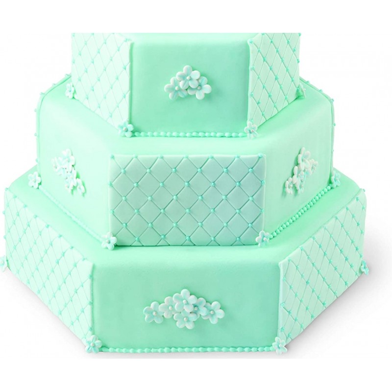 ⁦طقم كيك سداسي ثلاثة أحجام 28 و 26 و 24⁩ - الصورة ⁦1⁩