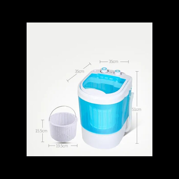 ⁦غسالة ملابس واحذية صغيرة محمولة سعة 3 كجم mini washing machine⁩ - الصورة ⁦3⁩