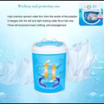 ⁦غسالة ملابس واحذية صغيرة محمولة سعة 3 كجم mini washing machine⁩ - الصورة ⁦6⁩