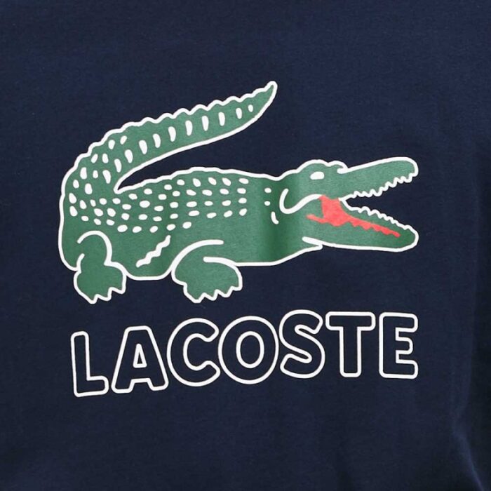 ⁦Lacoste Men T Shirt بلوزة نص كم شبابية من لاكوست⁩ - الصورة ⁦2⁩