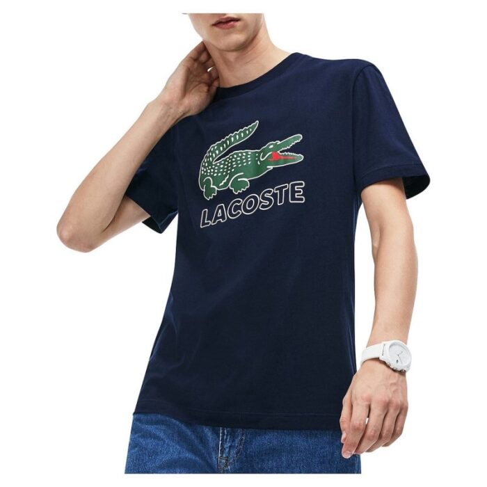 ⁦Lacoste Men T Shirt بلوزة نص كم شبابية من لاكوست⁩ - الصورة ⁦4⁩