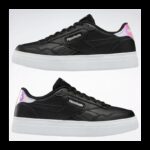 ⁦حذاء ريبوك كورت ادفانس بولد للنساء لون أسود - Reebok Women's Court Advance Bold Shoes – Black⁩ - الصورة ⁦2⁩