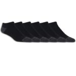 ⁦جوارب سكيتشرز نو شو (6 أزواج) حجم 41-46  للجنسين لون أسود Skechers Unisex No Show Full Terry 6pk Socks⁩ - الصورة ⁦5⁩