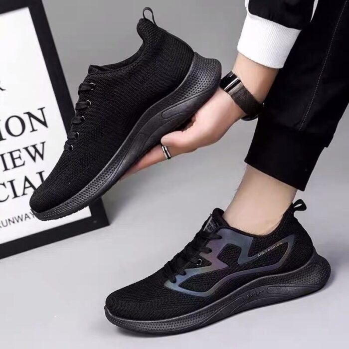 ⁦حذاء سبورت شبابي لون أسود⁩ - الصورة ⁦2⁩