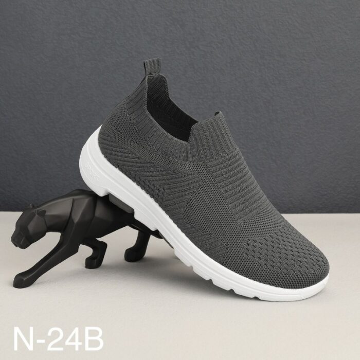 10320290_67db71b85ac05 حذاء سبورت شبابي لون رمادي - الصورة 1