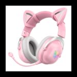 ONIKUMA B20(B100) RGB Cat Ears Bluetooth 5.0 Gaming Headset Stereo Sound with HD Mic + wired