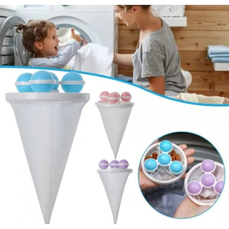 ⁦كيس فلتر الشعر والشواءب داخل الغسالة⁩ - الصورة ⁦1⁩