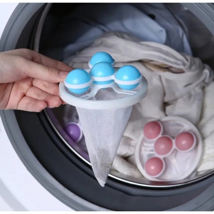 ⁦كيس فلتر الشعر والشواءب داخل الغسالة⁩ - الصورة ⁦4⁩