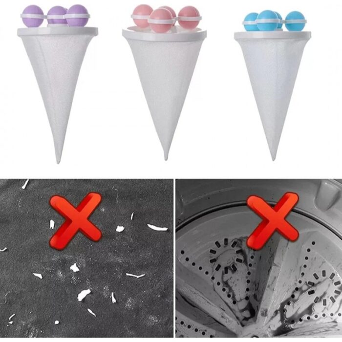 ⁦كيس فلتر الشعر والشواءب داخل الغسالة⁩ - الصورة ⁦5⁩