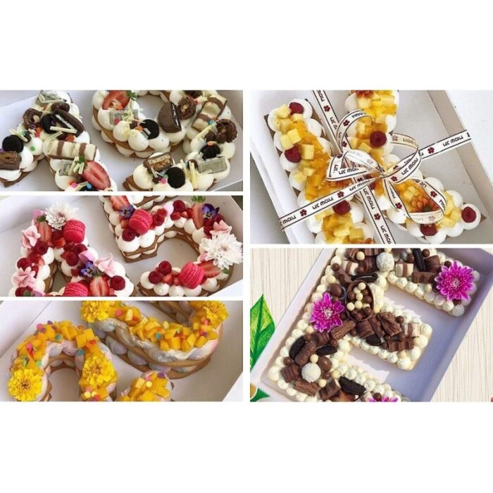 ⁦قالب المنيوم لتشكيل الكيك بالأحرف والأرقام⁩ - الصورة ⁦3⁩