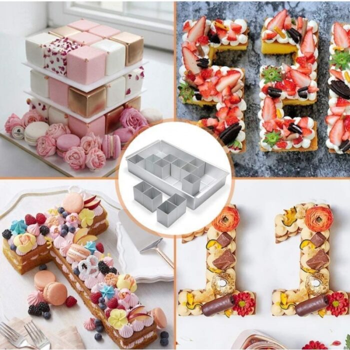 ⁦قالب المنيوم لتشكيل الكيك بالأحرف والأرقام⁩ - الصورة ⁦8⁩