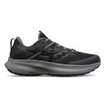 ⁦Saucony Men's RIDE 15 TR Shoes - حذاء ساكوني رايد 15 تي ار للرجال لون أسود ورمادي⁩ - الصورة ⁦2⁩