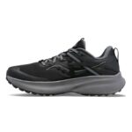 ⁦Saucony Men's RIDE 15 TR Shoes - حذاء ساكوني رايد 15 تي ار للرجال لون أسود ورمادي⁩ - الصورة ⁦3⁩
