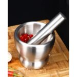 ⁦مدقة ثومة ستيل ثقيلة جدا⁩ - الصورة ⁦2⁩