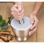 ⁦مدقة ثومة ستيل ثقيلة جدا⁩ - الصورة ⁦3⁩