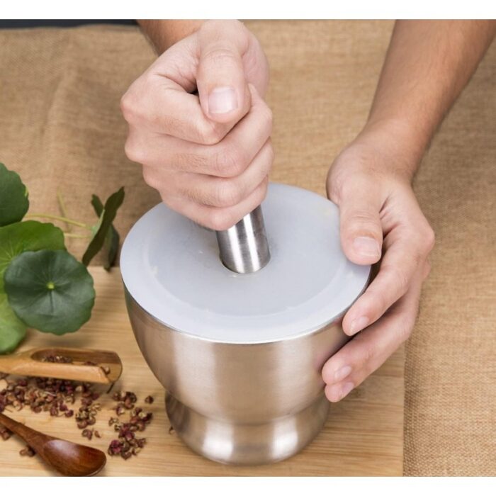 ⁦مدقة ثومة ستيل ثقيلة جدا⁩ - الصورة ⁦3⁩