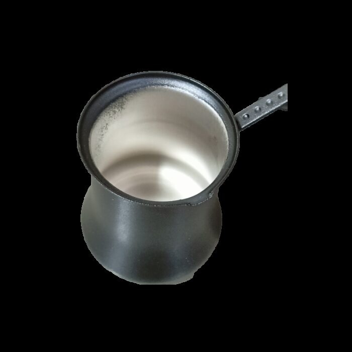 ⁦طقم ثلاث بكارج قهوة ثقيلة اسود مع غطاء⁩ - الصورة ⁦3⁩