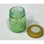 شمعة بمطربان زجاج صغير ملون معطرة