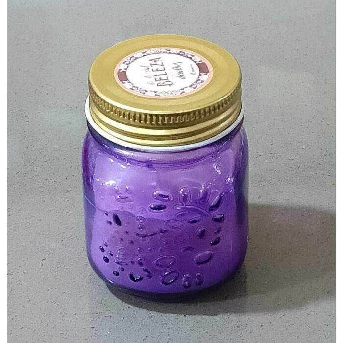 ⁦شمعة بمطربان زجاج صغير ملون معطرة⁩ - الصورة ⁦8⁩