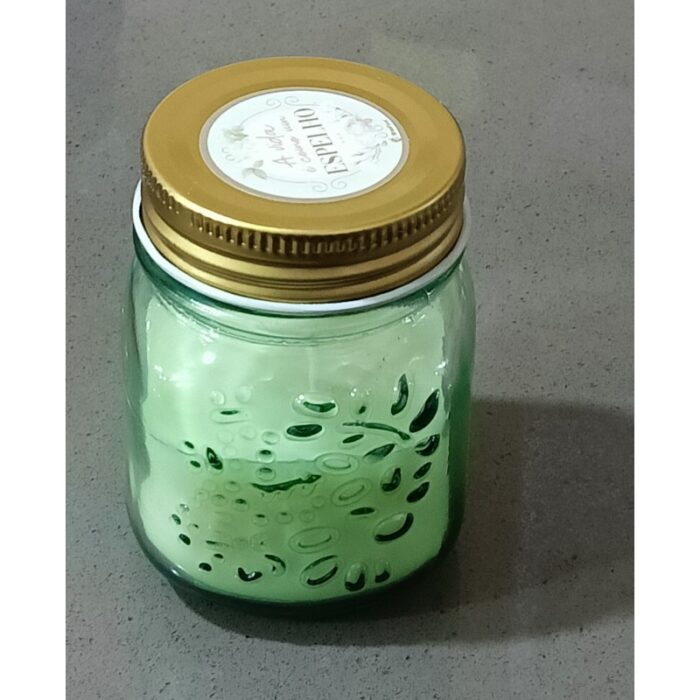 ⁦شمعة بمطربان زجاج صغير ملون معطرة⁩ - الصورة ⁦9⁩