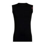 بلوزة شبابية كت عريض لايكرا لون أسود