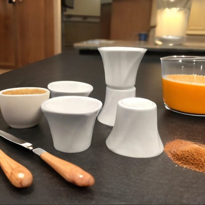 ⁦كاسة/سوسرية بورسلان 8*8*6.5⁩ - الصورة ⁦2⁩