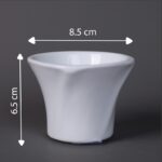 ⁦كاسة/سوسرية بورسلان 8*8*6.5⁩ - الصورة ⁦9⁩