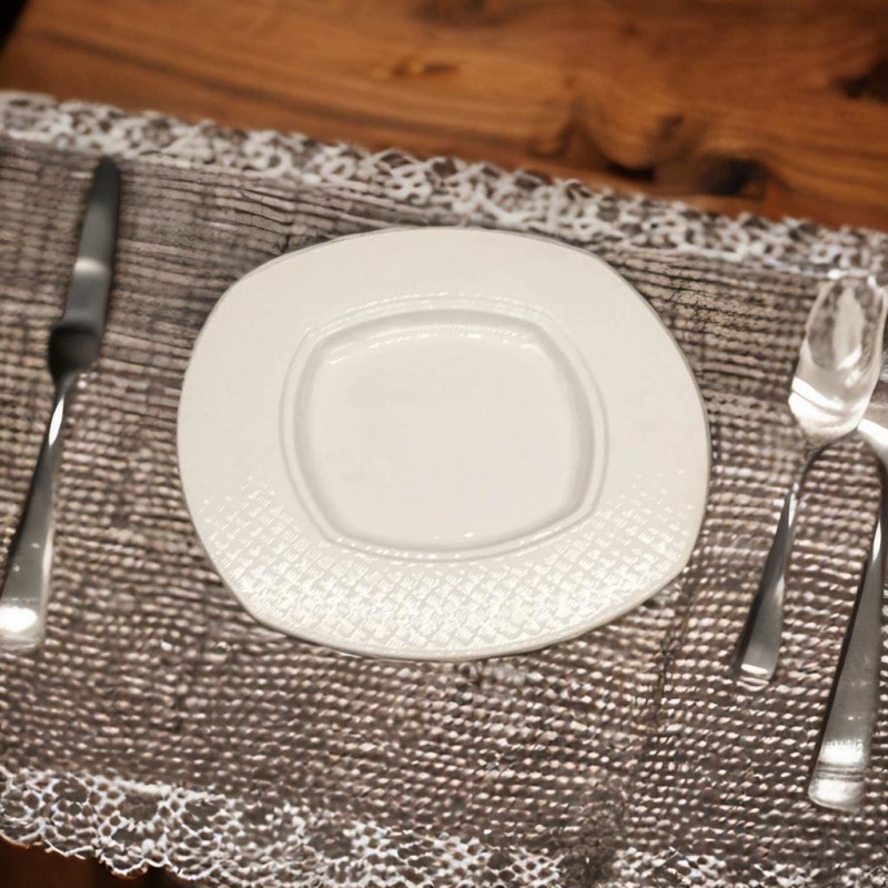 ⁦صحن بورسلان مربع27*27*2⁩ - الصورة ⁦1⁩