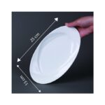 ⁦صحن بورسلان بيضاوي 25.5*15**2⁩ - الصورة ⁦5⁩