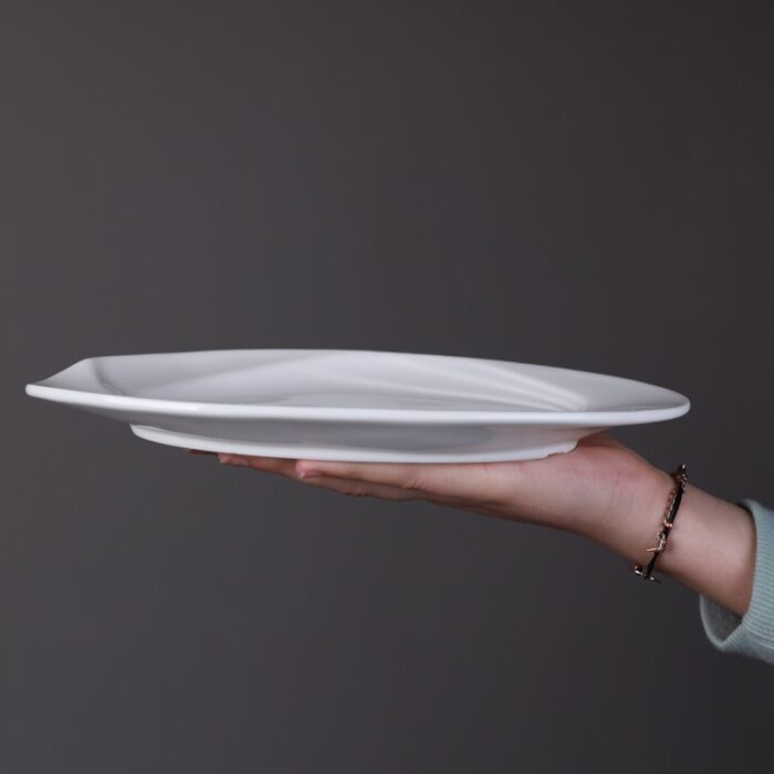 ⁦صحن بورسلان بيضاوي 25.5*15**2⁩ - الصورة ⁦7⁩