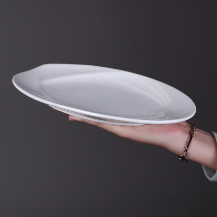 ⁦صحن بورسلان بيضاوي 25.5*15**2⁩ - الصورة ⁦8⁩