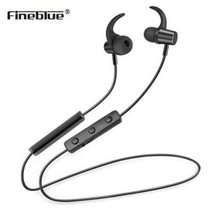 10320909_67db73e483e69 سماعة سلك بلوتوث رياضية P20 من Fineblue لون ابيض - الصورة 1