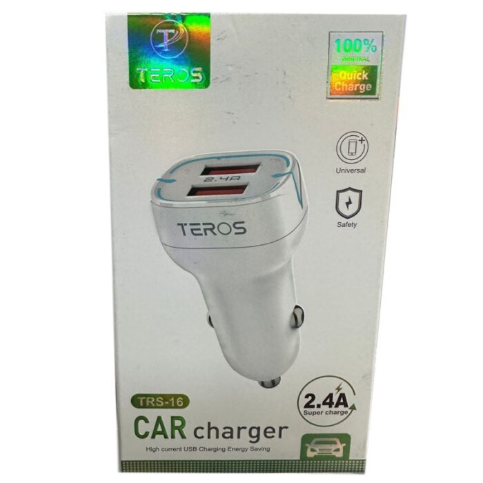 ⁦عضمه شاحن للسياره TEROS TRS-16 2.4 A⁩ - الصورة ⁦2⁩