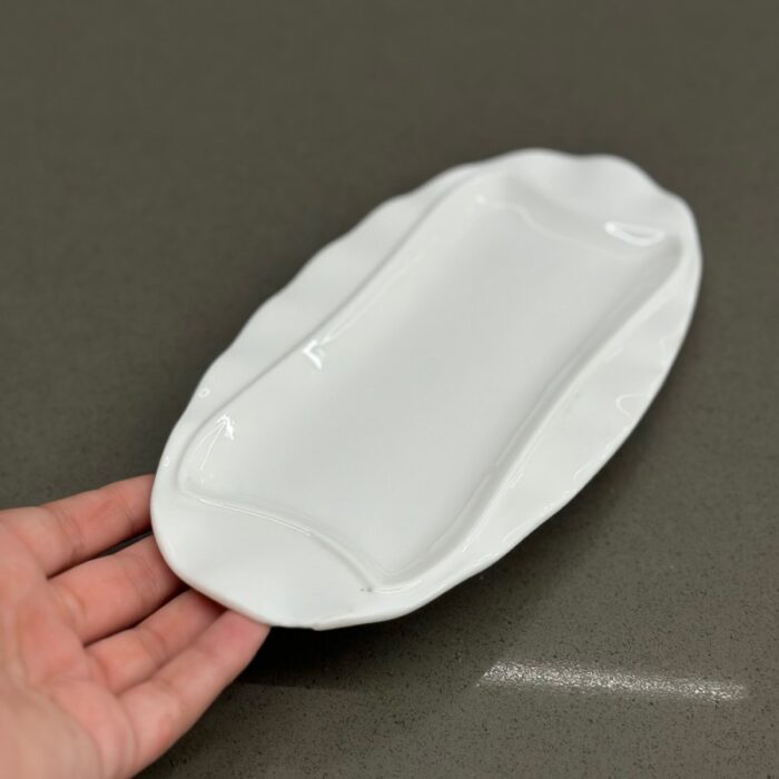 ⁦صحن بورسلان مستطيل للمخلالات23.5*11*1.5⁩ - الصورة ⁦6⁩