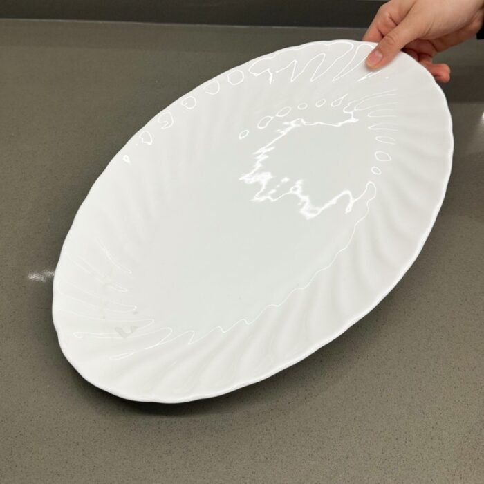 ⁦جاط بورسلان بيضاوي40*26*4⁩ - الصورة ⁦2⁩