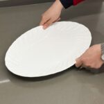 ⁦جاط بورسلان بيضاوي40*26*4⁩ - الصورة ⁦3⁩