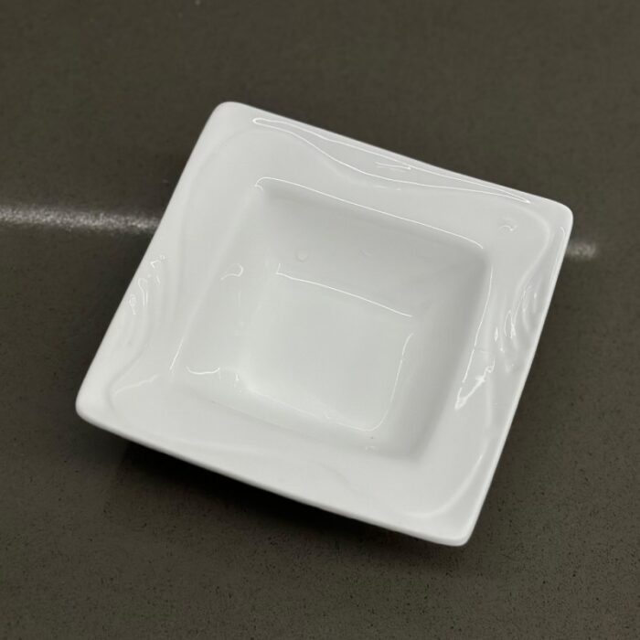 ⁦زبدية بورسلان مربع13*13*4⁩ - الصورة ⁦3⁩