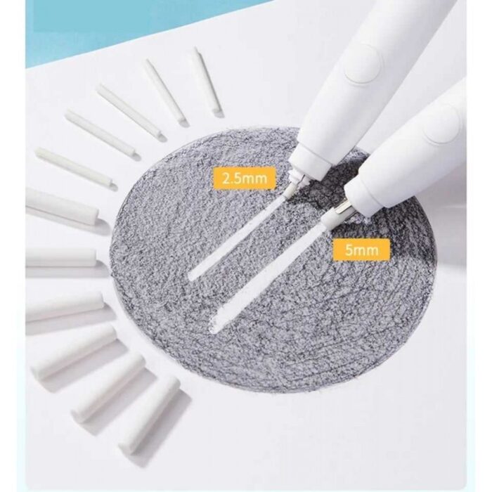 ⁦ممحاة الكترونية رفيعة سهلة الاستخدام مع رؤوس⁩ - الصورة ⁦4⁩