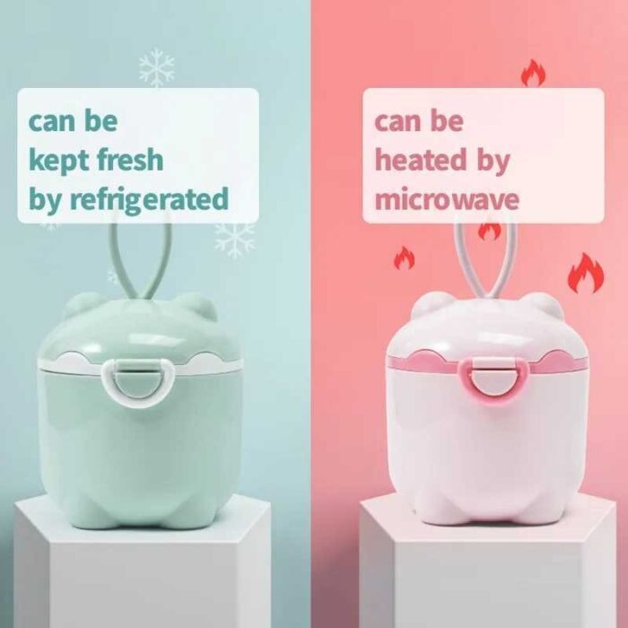 ⁦حافظة حليب لون زهري⁩ - الصورة ⁦3⁩