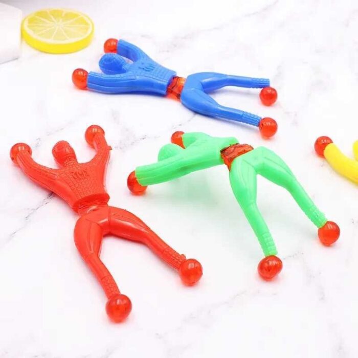 ⁦لعبة سبايدر مان مطاط قابلة للالتصاق قطعة واحدة⁩ - الصورة ⁦3⁩