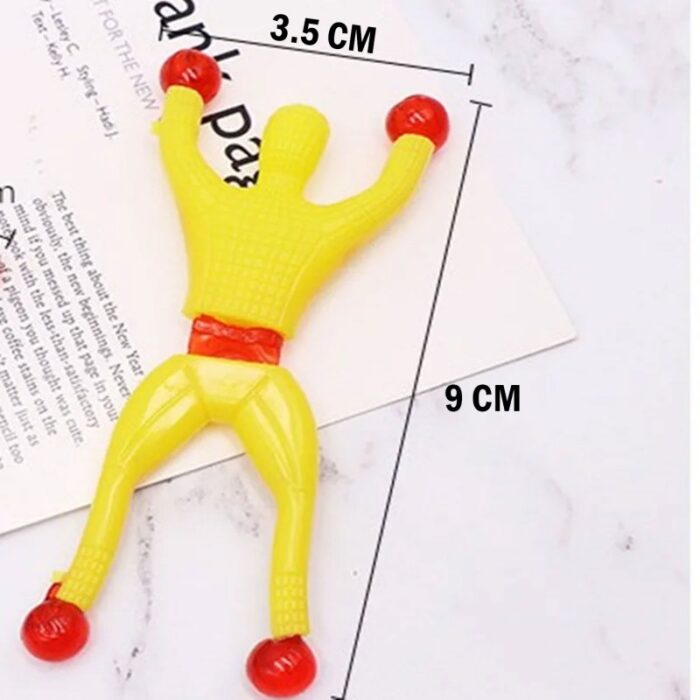 ⁦لعبة سبايدر مان مطاط قابلة للالتصاق قطعة واحدة⁩ - الصورة ⁦7⁩