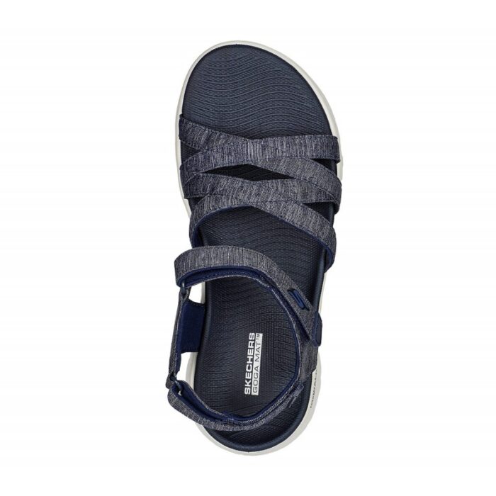 ⁦Skechers Women's GOwalk Flex Sandal  صندل جو ووك فليكس نسائي لون كحلي⁩ - الصورة ⁦3⁩