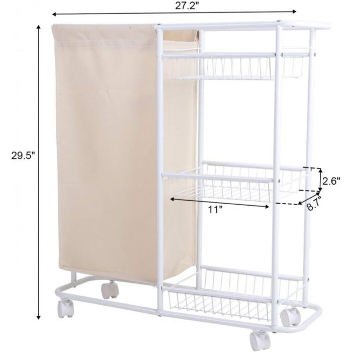 10321539_67db7579108ed سلة غسيل معدن كيس و رفوف 0543 - الصورة 1