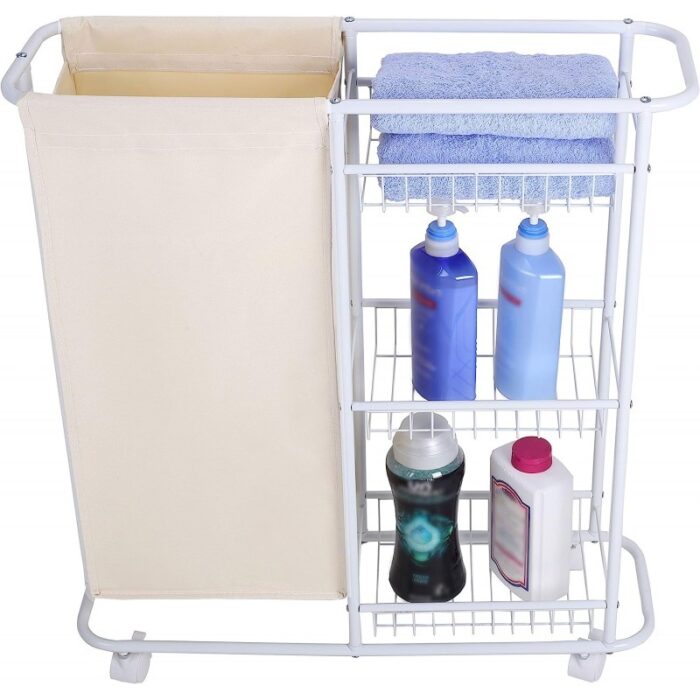 ⁦سلة غسيل معدن كيس و رفوف 0543⁩ - الصورة ⁦4⁩