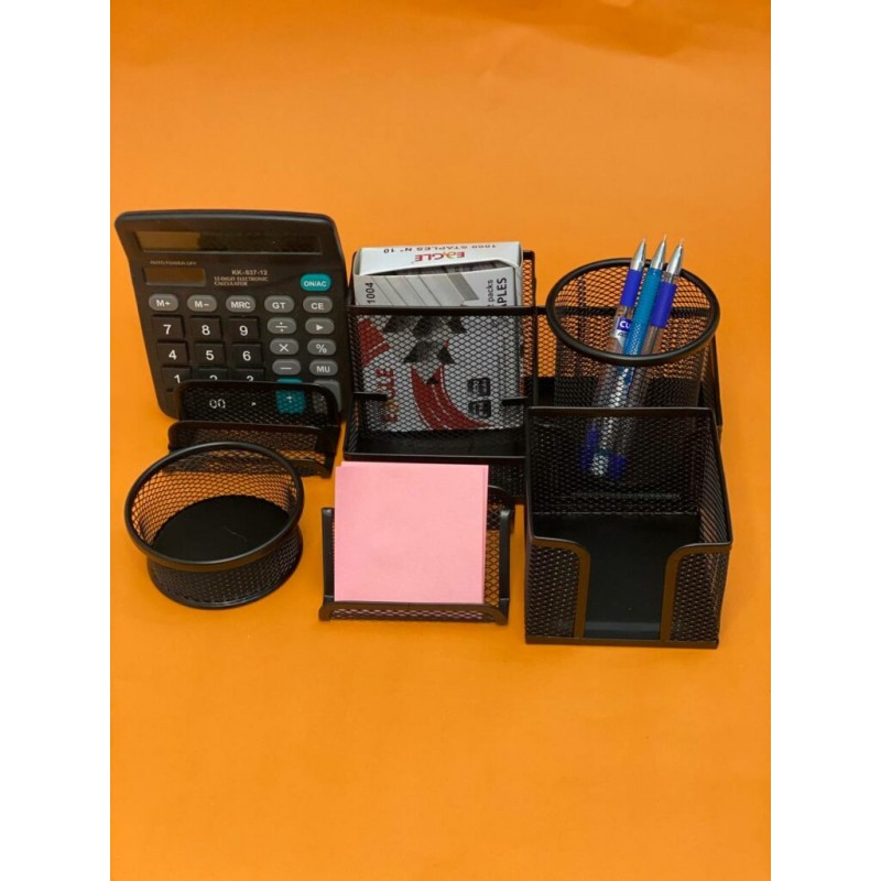 ⁦طقم مكتب معدني 6 قطع 0541⁩ - الصورة ⁦1⁩