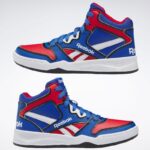 ⁦Reebok Kids' BB4500 Court Shoes- حذاء ريبوك بي بي 4500 كورت للإطفال لون أزرق⁩ - الصورة ⁦6⁩